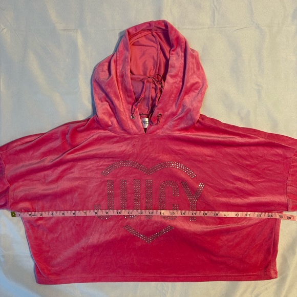 Pink Velour Juicy Couture Hoodie and Jogger Set - Picture 7 of 11